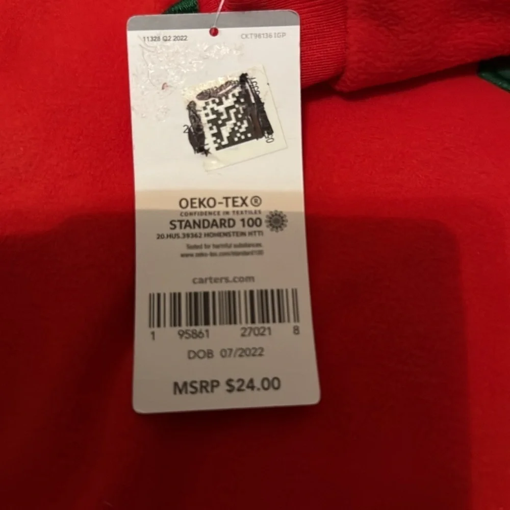 Carter’s Santa Squad Red Toddler Shirt